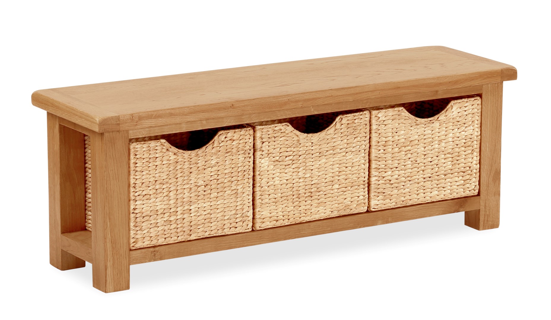 Salisbury Bench with Baskets