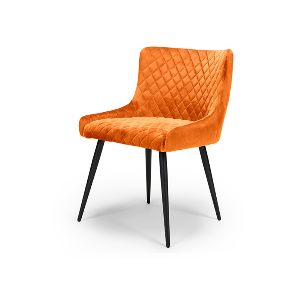 Malmo Dining Chair – Burnt Orange