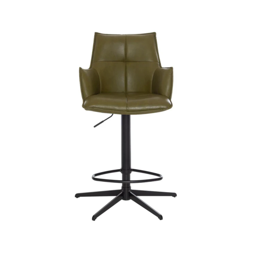Jacob Bar Stool Green PU