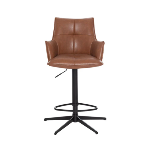 Jacob Bar Stool Tan PU