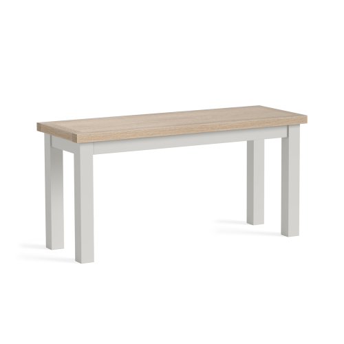 Modern Country Stone Grey Bench