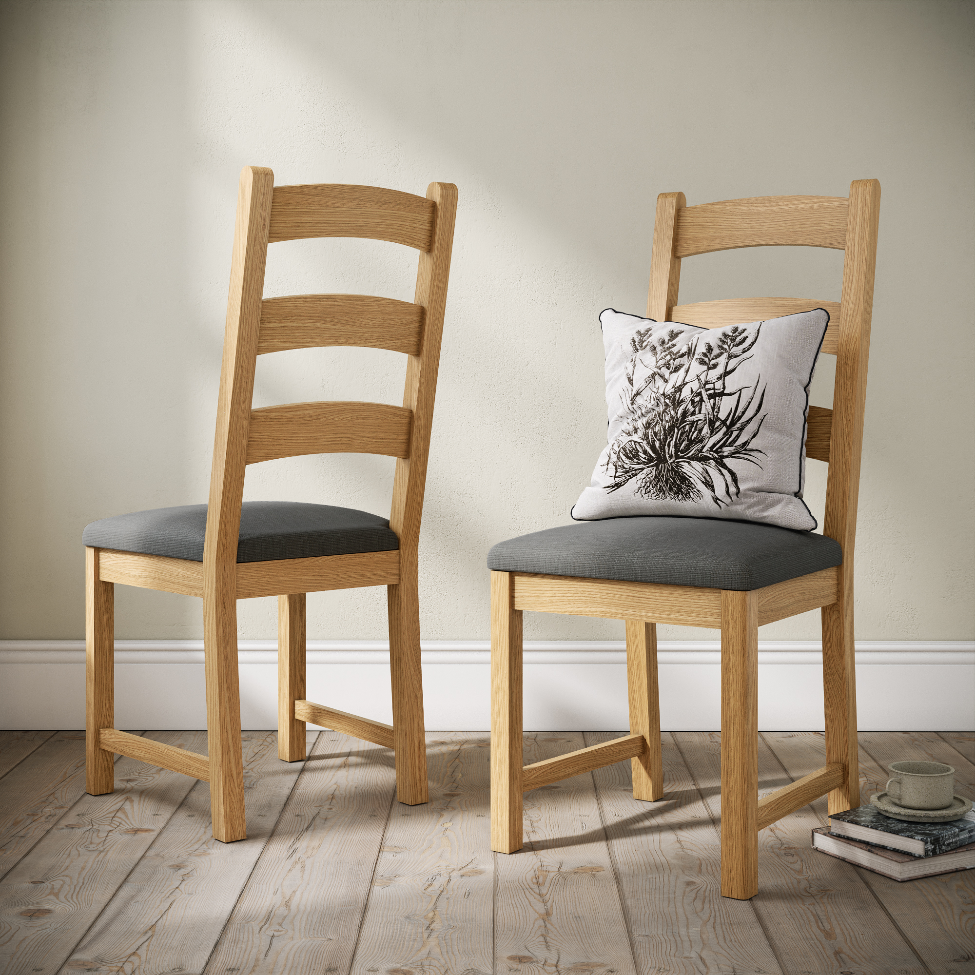 Normandy Dining Chair Charcoal