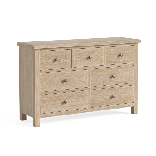 Modern Country Oak 3 Over 4 Chest