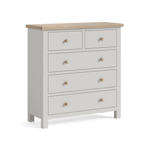 Modern Country Stone Grey 2 Over 3 Chest