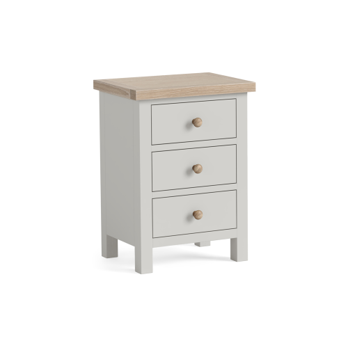 Modern Country Stone Grey Bedside Table