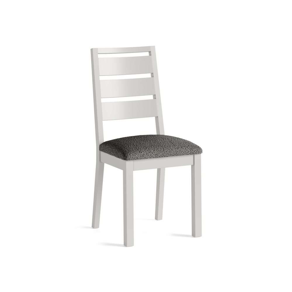 Modern Country Stone Grey Dining Chair – Grey Boucle