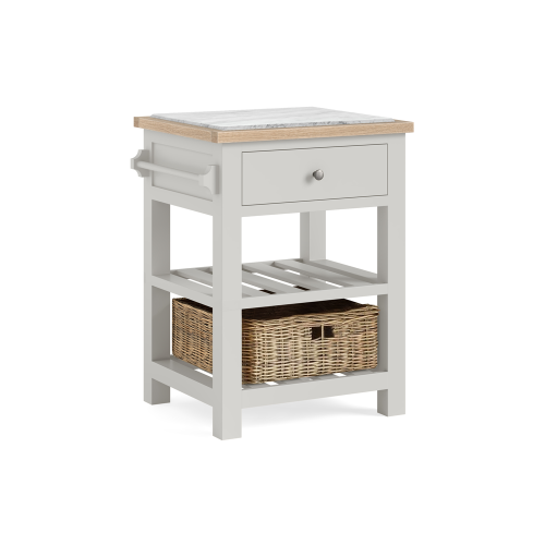Modern Country Stone Grey Small Kitchen Island