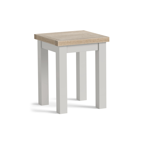 Modern Country Stone Grey Lamp Table