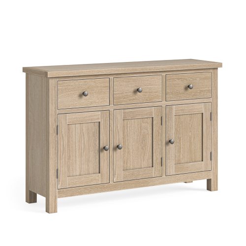 Modern Country Oak Large Sideboard