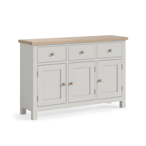 Modern Country Stone Grey Large Sideboard