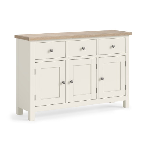 Modern Country Coconut White Large Sideboard