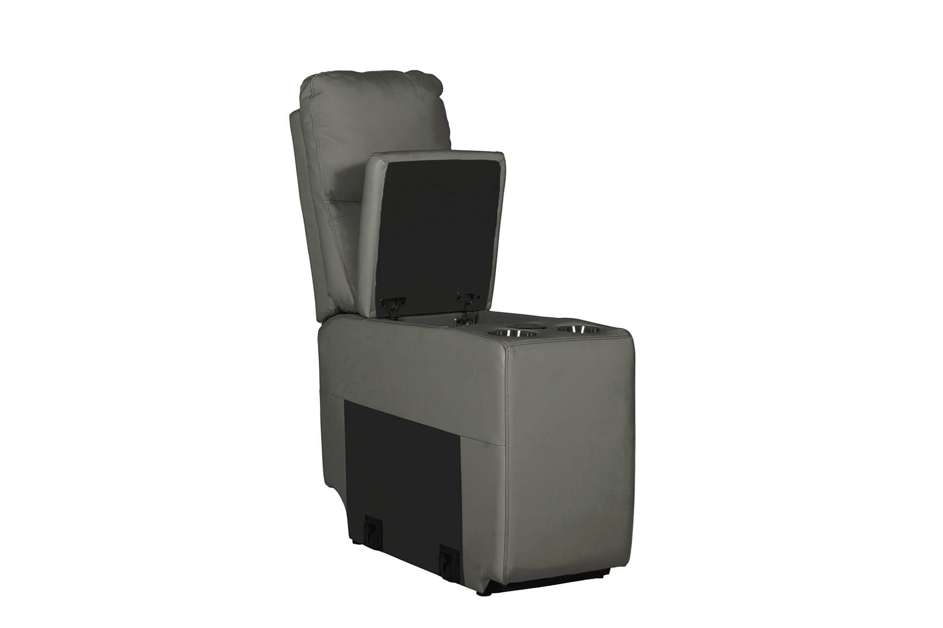 Russo Console Sectional in Ash (with USB Charger) - Image 4