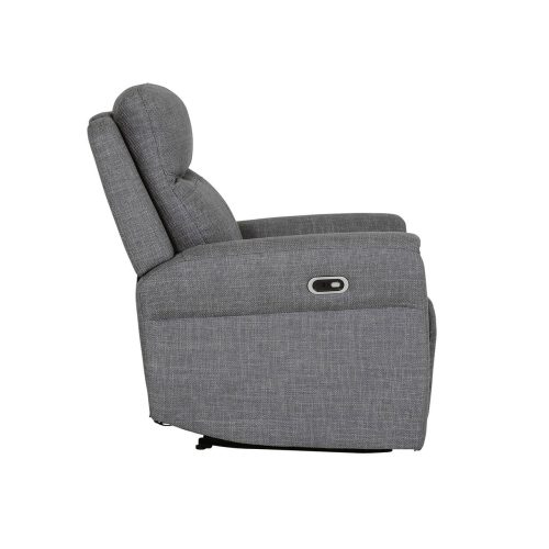 Russo 1 Seater Electric Recliner in Charcoal