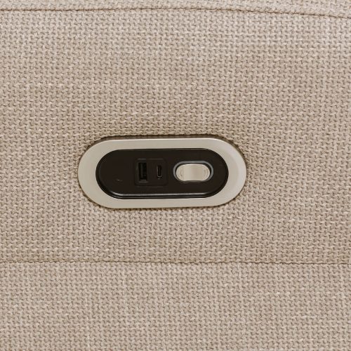 Russo 1 Seater Electric Recliner in Mushroom