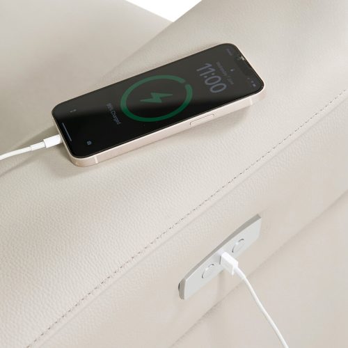 Russo 1 Seater Electric Recliner Stone