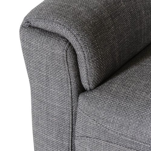 Russo 3 Seater Electric Recliner Charcoal