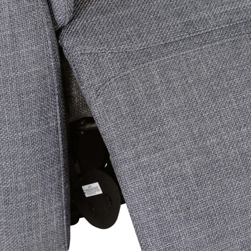 Russo 3 Seater Electric Recliner Charcoal