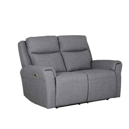Russo 2 Seater Electric Recliner in Charcoal