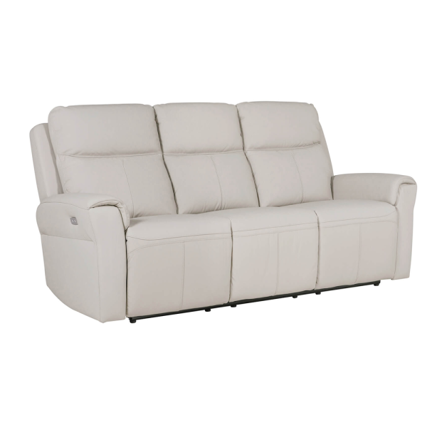 Russo 3 Seater Electric Recliner Stone | Davitts Furniture