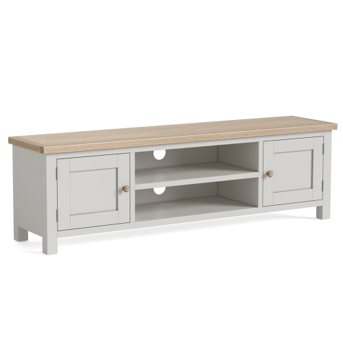 Modern Country Stone Grey Extra Large TV Unit